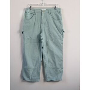 NWOT Teddy Fresh Pants Double Front Knee Green Work Carpenter Pants Size 30